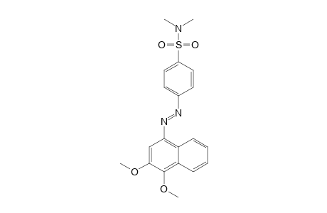 Benzenesulfonamide, 4-[2-(6-methoxy-4-oxo-1(4H)-naphthalenylidene)-1-methylhydrazinyl]-N,N-dimethyl-