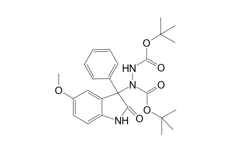 Di-tert-butyl 1-(5-methoxy-2-oxo-3-phenylindolin-3-yl)hydrazine-1,2-dicarboxylate