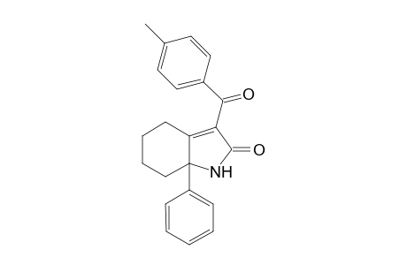 3-(4-Methylbenzoyl)-7a-phenyl-1,4,5,6,7,7a-hexahydro-2H-indol-2-one