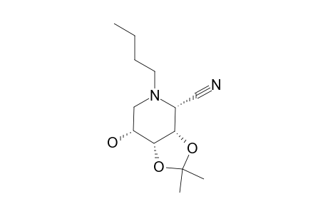 2-N-BUTYL-2,6-DIDEOXY-2,6-IMINO-3,4-O-ISOPROPYLIDENE-D-ALTRONONITRILE