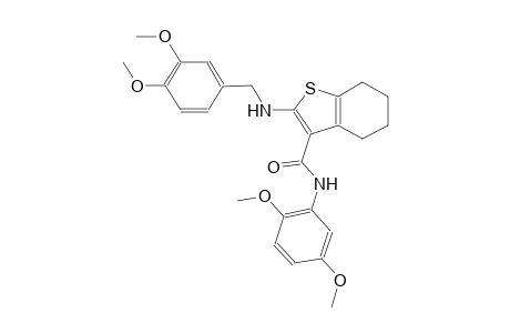 benzo[b]thiophene-3-carboxamide, N-(2,5-dimethoxyphenyl)-2-[[(3,4-dimethoxyphenyl)methyl]amino]-4,5,6,7-tetrahydro-