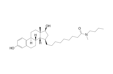 N-Butyl,N-methyl-9-(3',17'.beta.-dihydroxy-1',3',5'(10')-estratrien-15'(.alpha.,beta.)-yl)nonamide