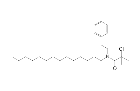 Propionamide, 2-chloro-2-methyl-N-(2-phenylethyl)-N-tetradecyl-