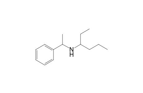 N-(1-phenylethyl)-3-hexanamine