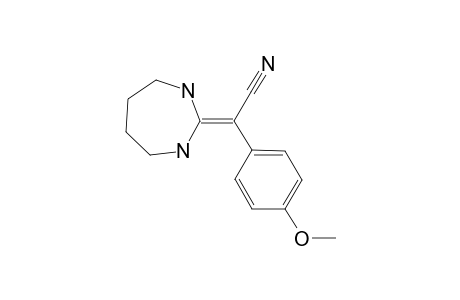 (2-HEXAHYDRO-1H-1,3-DIAZEPINYLIDENE)-(4-METHOXYPHENYL)-ACETONITRILE