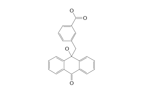 10-Hydroxy-10-(3'-carboxybenzyl)-9(10H)-anthracenone