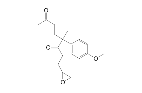 3,7-Nonanedione, 4-(4-methoxyphenyl)-4-methyl-1-oxiranyl-