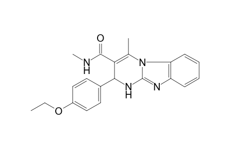 2-(4-Ethoxy-phenyl)-4-methyl-1,2-dihydro-benzo[4,5]imidazo[1,2-a]pyrimidine-3-carboxylic acid methylamide