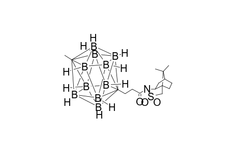 (2S)-N-[3'-(2"-Methyl-1".2"-dicarba-closo-dodecaborane(12)-1"-yl)propionyl]borane-10,2-sultam