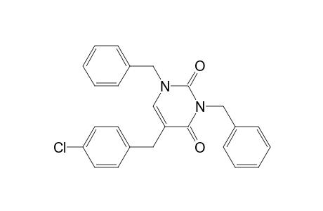1,3-Dibenzyl-5-(4-chlorobenzyl)uracil