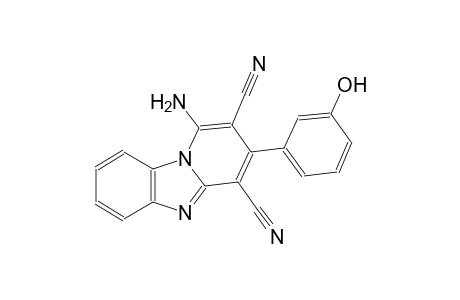 1-Amino-3-(3-hydroxyphenyl)pyrido[1,2-a]benzimidazole-2,4-dicarbonitrile