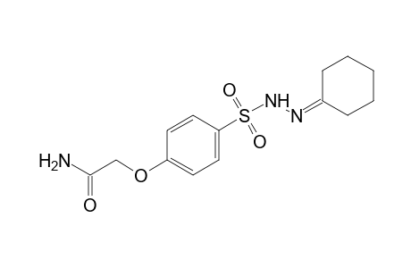 p-(Carbamoylmethoxy)benzenesulfonic acid, cyclohexylidenehydrazide