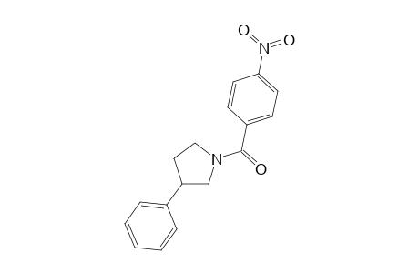 1-[(4-nitrophenyl)carbonyl]-3-phenylpyrrolidine