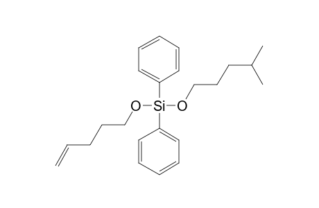 Silane, diphenylisohexyloxy(pent-4-en-1-yloxy)-