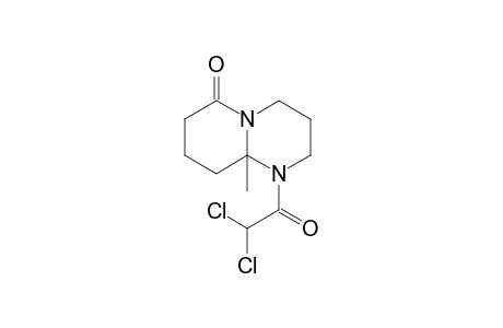 6H-Pyrido[1,2-a]pyrimidin-6-one, 1-(dichloroacetyl)octahydro-9a-methyl-