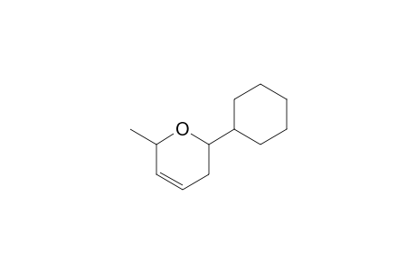 (+-)-2-cyclohexyl-6-methyl-3,6-dihydro-2H-pyran