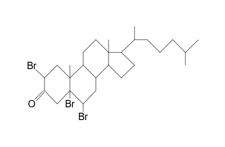 2a,5a,6b-Tribromo-cholestan-3-one