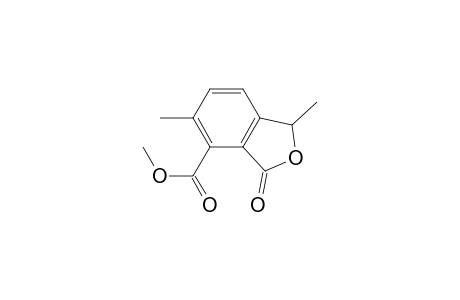 4-Isobenzofurancarboxylic acid, 1,3-dihydro-1,5-dimethyl-3-oxo-, methyl ester, (.+-.)-