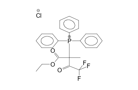 TRIPHENYL(1-ETHOXYCARBONYL-1-TRIFLUOROACETYLETHYL)PHOSPHONIUM CHLORIDE