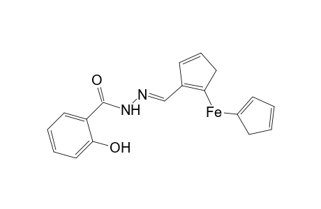 Ferrocene, [[(2-hydroxybenzoyl)hydrazono]methyl]-