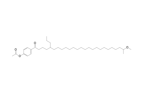 4-(24'-Methoxy-24'-methyl-1'-oxo-5'-n-propyltetracosanyl)phenyl acetate