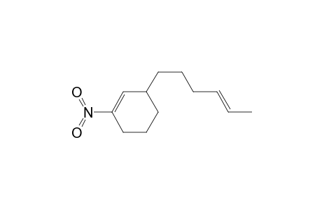3-[(E)-4-hexenyl]-1-nitrocyclohexene