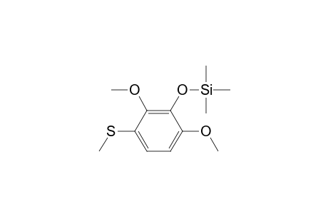 1-Methylthio-2,4-dimethoxy-3-trimethylsiloxybenzene