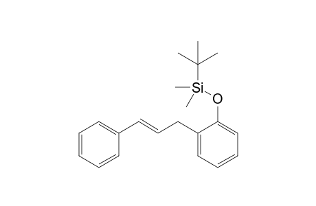 (E)-1-Phenyl-3-[2-(tert-butyldimethylsilyloxy)phenyl]propene