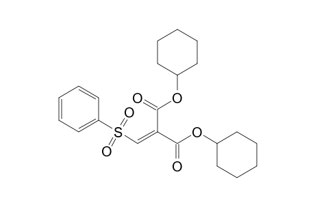 Dicyclohexyl (phenylsulfonylmethylene)malonate