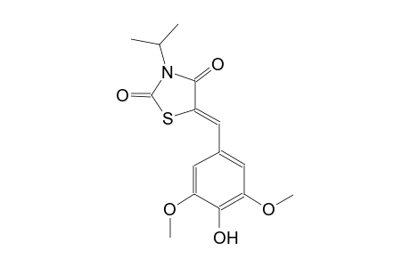(5Z)-5-(4-hydroxy-3,5-dimethoxybenzylidene)-3-isopropyl-1,3-thiazolidine-2,4-dione