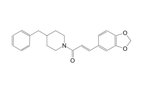 1-[(2E)-3-(1,3-benzodioxol-5-yl)-2-propenoyl]-4-benzylpiperidine