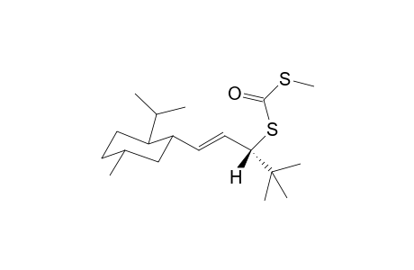 {[1'-t-Butyl-3'-(3"-isopropyl-5"-methyl)cyclohexyl]allyl} Methyl .beta.-Thiocarbonate