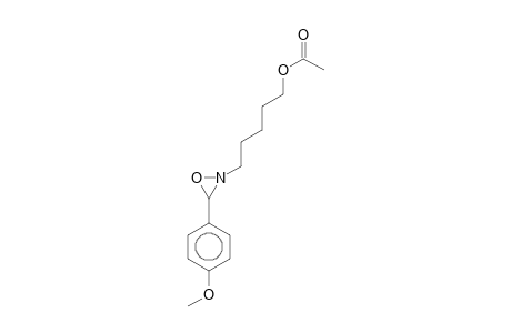 Acetic acid, 5-[3-(4-methoxyphenyl)oxaziridin-2-yl]pentyl ester