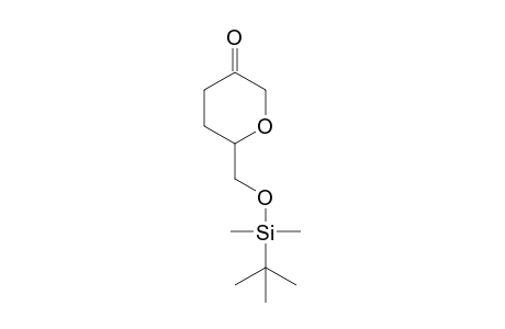 1,5-Anhydro-3,4-dideoxy-6-O-[(1,1-dimethyl)ethyldimethyl]silyl-D-glycero-hexitolulose