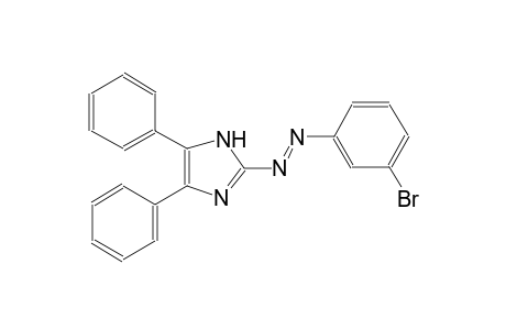2-[(E)-(3-bromophenyl)diazenyl]-4,5-diphenyl-1H-imidazole