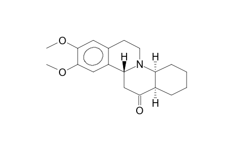 2,3-DIMETHOXY-11-OXO-12A-ALPHA-CIS-DECAHYDROQUINOLINO[2,1-A]TETRAHYDROISOQUINOLINE