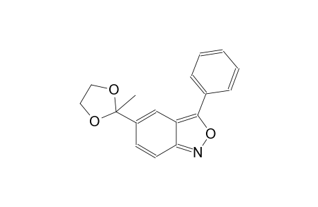 5-(2-methyl-1,3-dioxolan-2-yl)-3-phenyl-2,1-benzisoxazole
