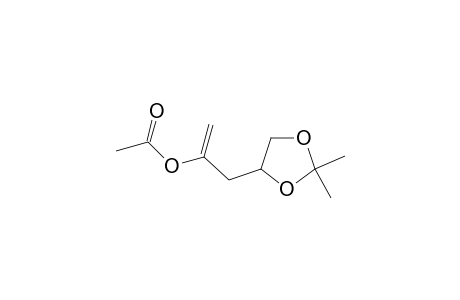 1,3-Dioxolane-4-ethanol, 2,2-dimethyl-.alpha.-methylene-, acetate