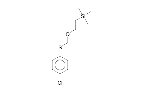 2-[(4-chlorophenyl)sulfanylmethoxy]ethyl-trimethyl-silane