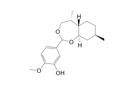 5-((5R,5aS,8R,9aR)-5,8-Dimethyloctahydrobenzo[d][1,3]dioxepin-2-yl)-2-methoxyphenol