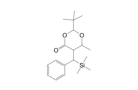 (1'S,2R,5R,6R)-2-tert-Butyl-6-methyl-5-(1'-tremethylsilylbenzyl)-1,3-dioxan-4-one
