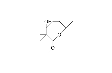 2-Methoxy-3,3,4,7,7-pentamethyl-oxepan-4-ol isomer A