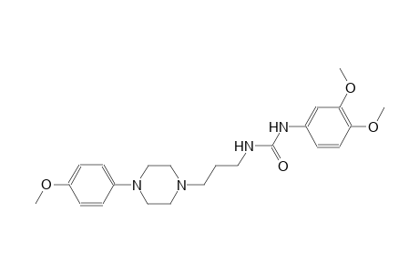 urea, N-(3,4-dimethoxyphenyl)-N'-[3-[4-(4-methoxyphenyl)-1-piperazinyl]propyl]-