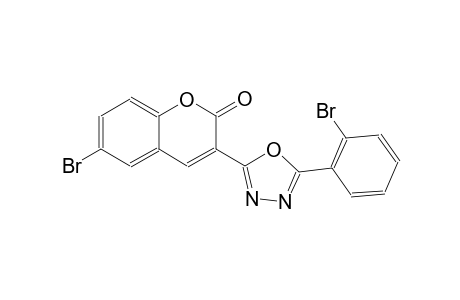 6-bromo-3-[5-(2-bromophenyl)-1,3,4-oxadiazol-2-yl]-2H-chromen-2-one