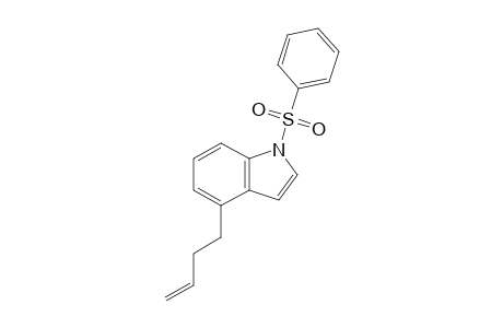 1-(benzenesulfonyl)-4-but-3-enyl-indole