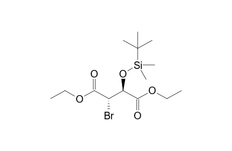 (2S,3S)-2-bromo-3-[tert-butyl(dimethyl)silyl]oxy-succinic acid diethyl ester