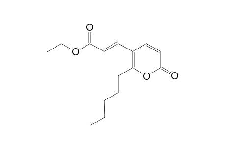 5-(1-Ethoxycarbonylethenyl)-6-pentyl-2H-pyran-2-one