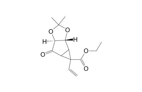 endo-(3S,4R)-6-ethoxycarbonyl-3,4-(isopropylidenedioxy)-6-vinylbicyclo[3.1.0]hexan-2-one
