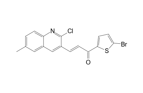 (2E)-1-(5-Bromothien-2-yl)-3-(2-chloro-6-methylquinolin-3-yl)prop-2-en-1-one
