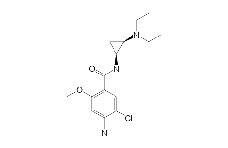 (+/-)-(CIS)-4-AMINO-N-(2-DIETHYLAMINO-1-CYCLOPROPYL)-5-CHLORO-2-METHOXY-BENZAMIDE